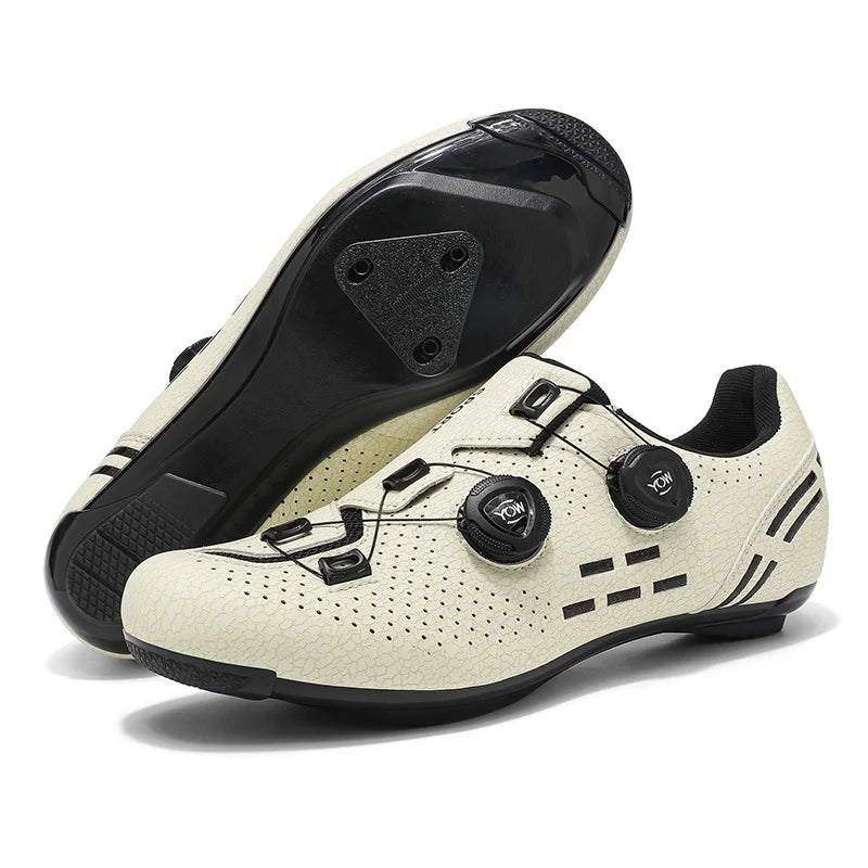 NEW Arrivals 3 Colors Women Men Cycling Bike Unisex Racing Road + Mountain Professional Sneakers Bicycle Speed Cleats MTB Road Fashion Biking Sport Professional Rubber Flat Dirt