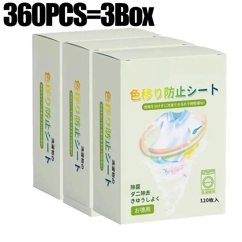 Color Absorption Sheet Washing Machine Laundry Paper Dyeing Proof Laundry Sheet Anti-Staining Laundry Tablet Color Catcher Cloth Laundry Cleaning Tools Set