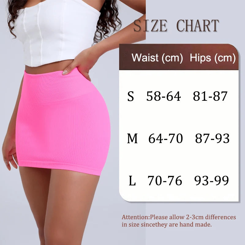 3 PCS SET UK Size  All-Season Sexy High Waist Ribbed Mini Slim Skirt for Women Versatile Office Pencil Skirt Business Knitted Stretchy Short Skirt for Evening Beach Party Night Clubwear Prom
