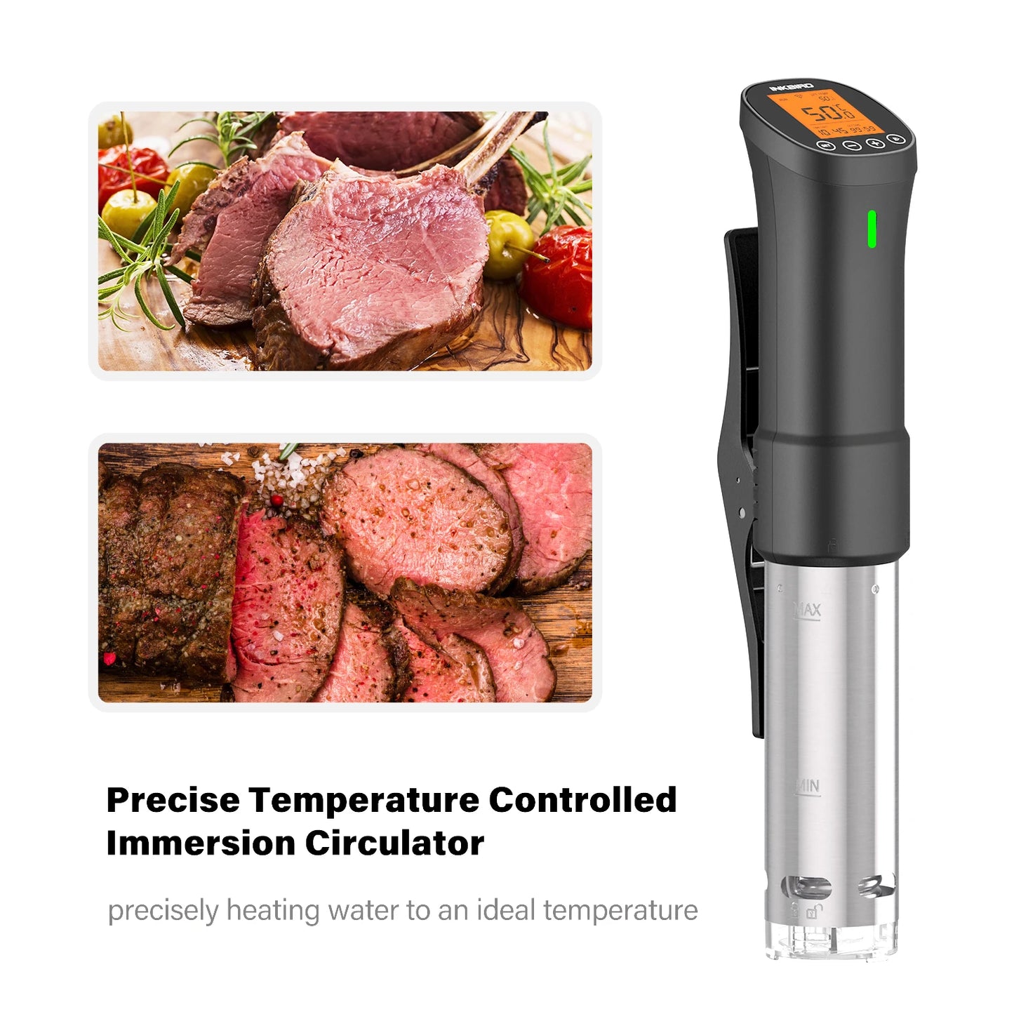 NEW 4 Types 1000W Wi-Fi Mobile Phone App Sous Vide Machine EU Plug Sous Vide Cooker APP Remote Control Recipes Alarms Timer For Cooking Home Appliances Kitchen Accessories