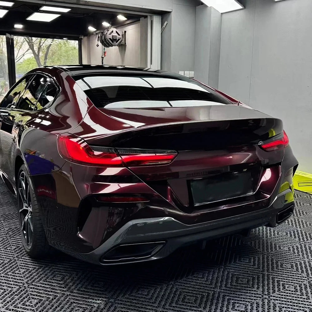 Original Metallic  Paint Black Rose PET Wrapping Glossy Vinyl Film Automotive Sticker Film Sticker Car Tuning Sticker For the Wrap Decal For Vehicle Cars Accessories