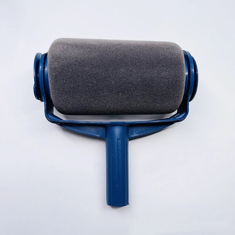 NEW Arrivals 7PCS Set Wall Texture Roller Paint Brush Telescopic Rod Set Expansion DIY Sponge Self Suction Coat Wall Paint Machine Used for Wall Corner Coating Tools Home Painting Accessories