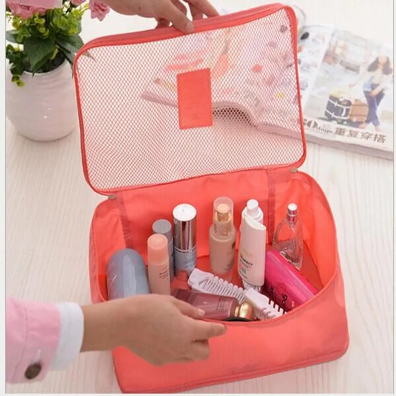 Large 6 Pack Travel Suit Clothes Organizer Storage Bag Wardrobe Suitcase Bag Travel Organizer Shoes Packing Cube Bag