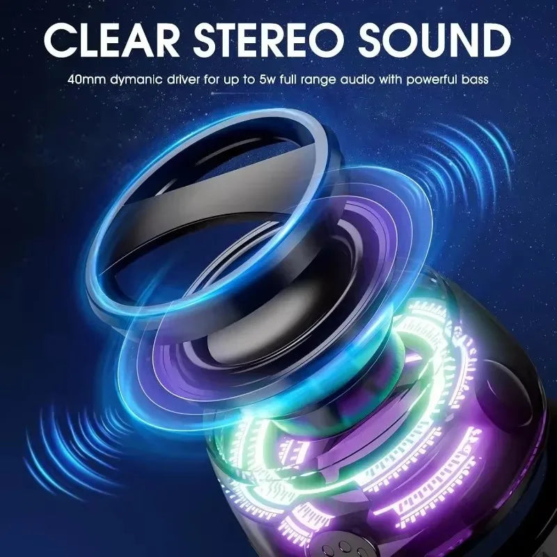 NEW Arrivals RGB 6 Colors Portable Mini Bluetooth Speaker G200 RGB Lighting Magnetic Speaker BT5.3 Mini Sound Box 7 Hours Playback Phone Holder