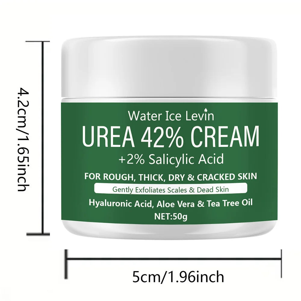 New  2 PCS Set 42% Urea Cream + 2% Salicylic acid Foot and hand Moisturizer, Deep Moisturizer and Nourishing Moisturizer Callus Remover Feet Hands Wax Diabetic Foot Care