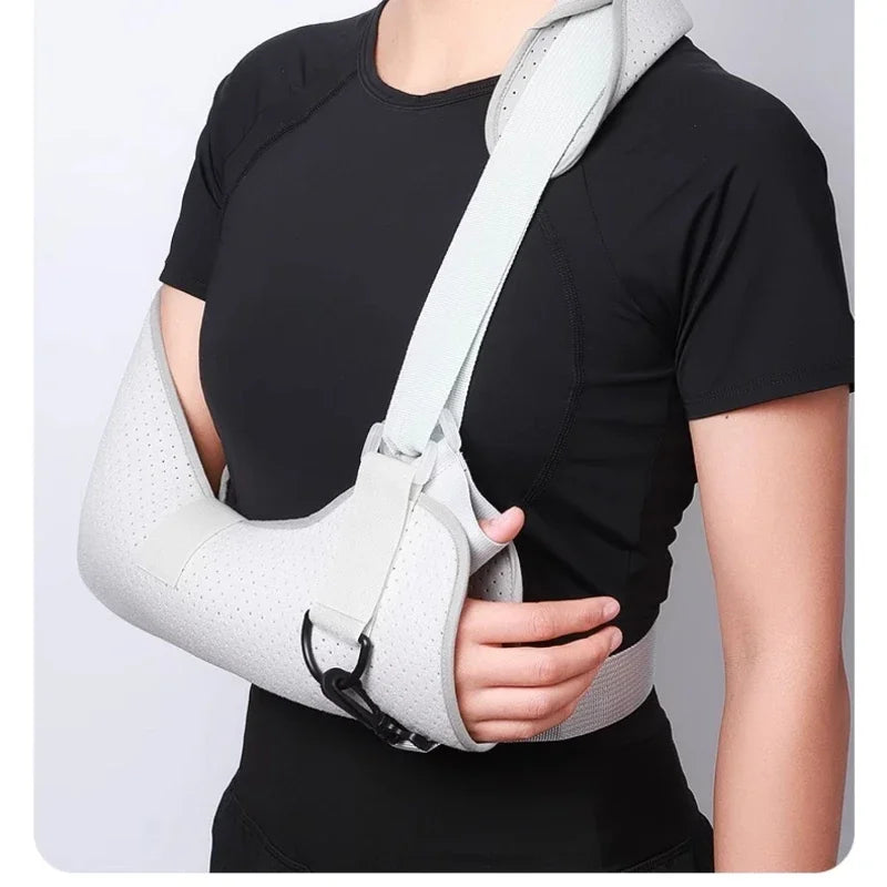 3 Size Forearm Sling Fracture Arm Fixation Brace Elbow Injury Postoperative with Elbow Joint Protector Wrist Elbow Forearm Support Health Care Accessories