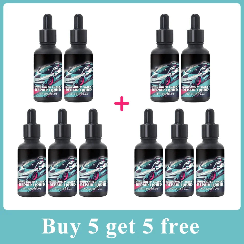 Buy 10 Get 12 Free Magic Windscreen Crack Repair Set - Auto Glass Scratch Eraser for Cars Trucks Motorcycles Vehicle Repair Tools Sets Accessories