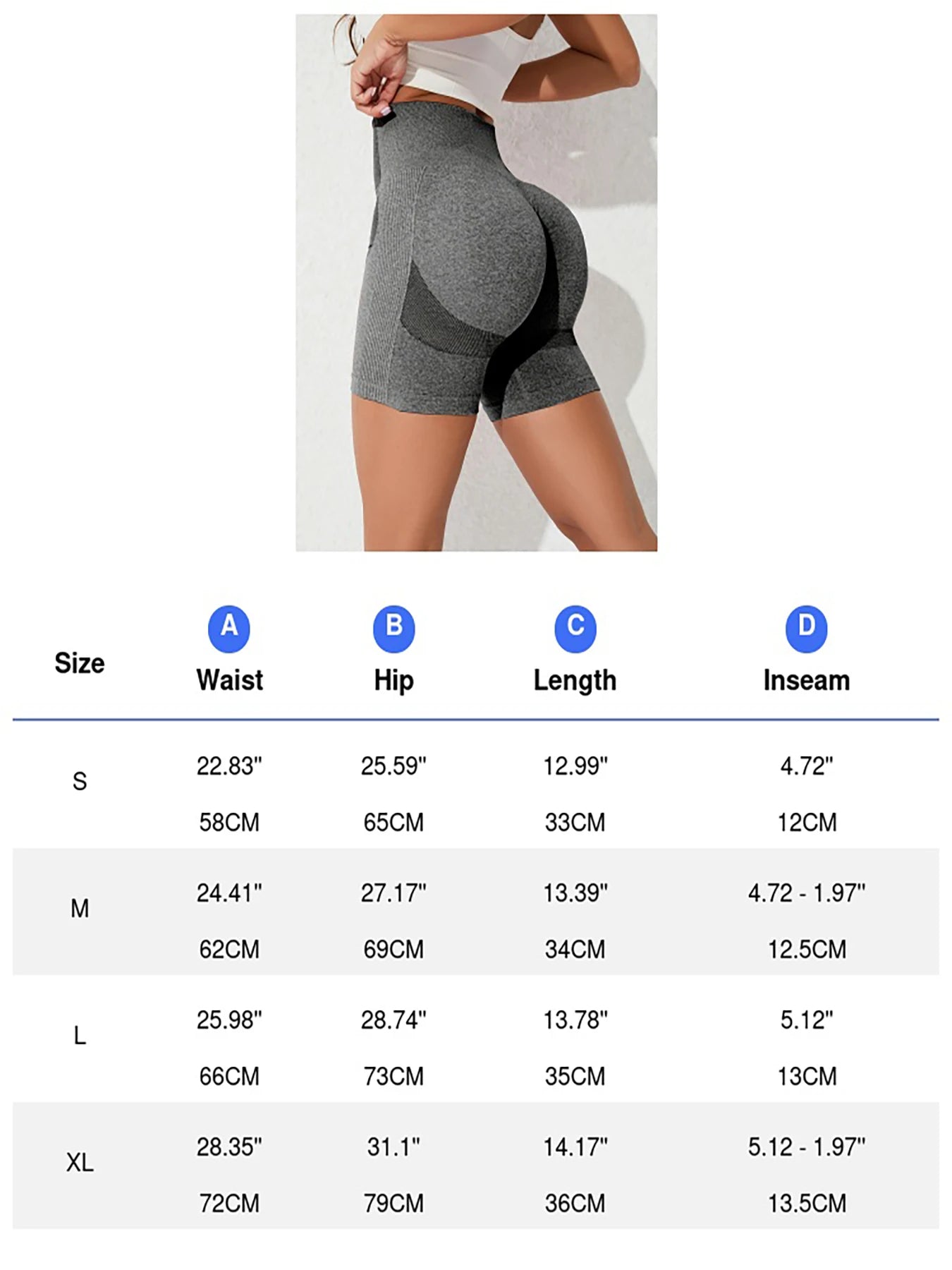 NEW Arrivals 3 Counts Women's Fitness Sportswear High Waist Tummy Control Yoga Shorts High Elastic Fitness Sportswear Outdoor Running Gym Shorts Sports Supplies