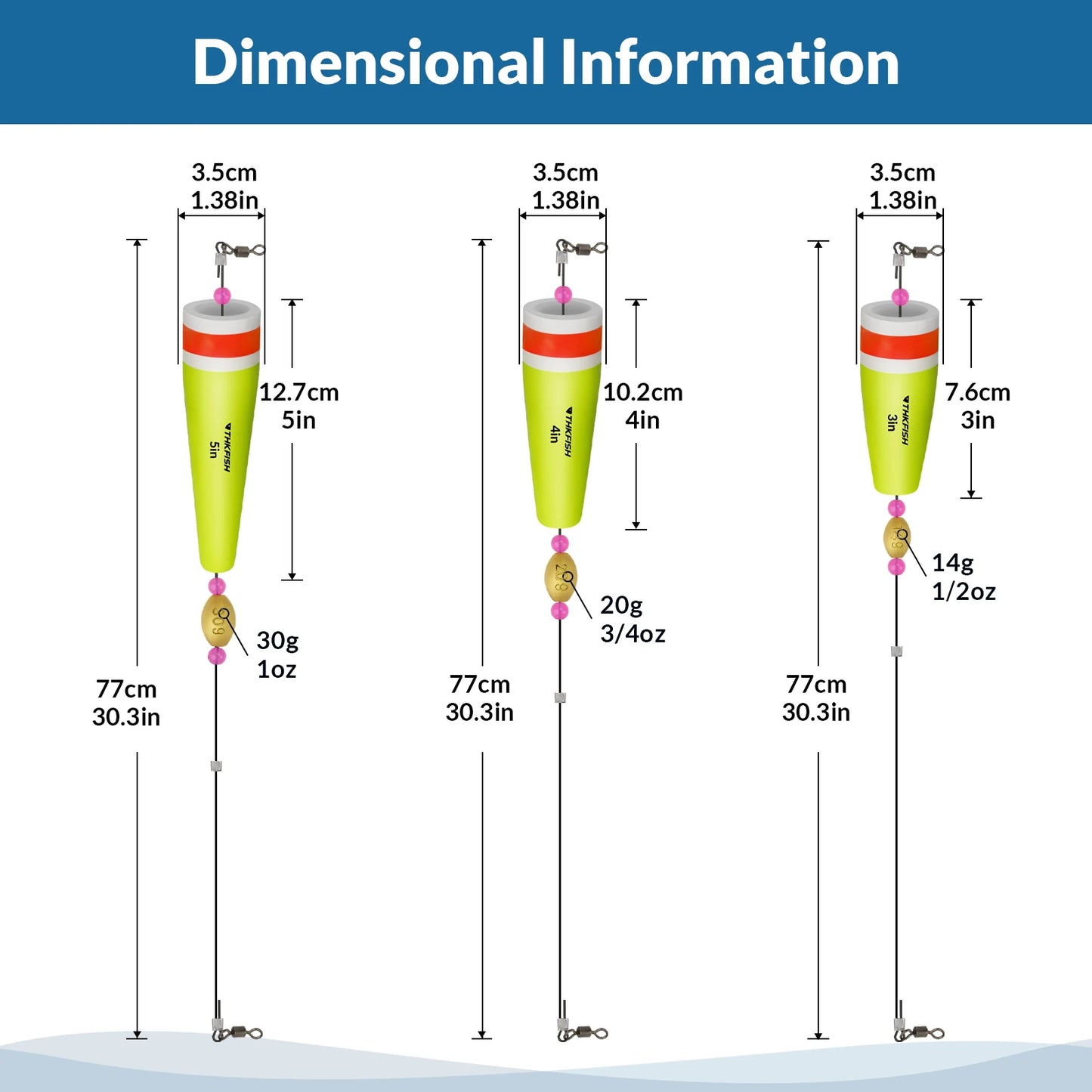 NEW Arrivals  Fishing Float 5Inch Rig EVA Foam Weighted Bobber Buoys Freshwater Sea Boat River Fishing Popping Cork Floats Rig With 20g 30g Sinker Fishing Accessories