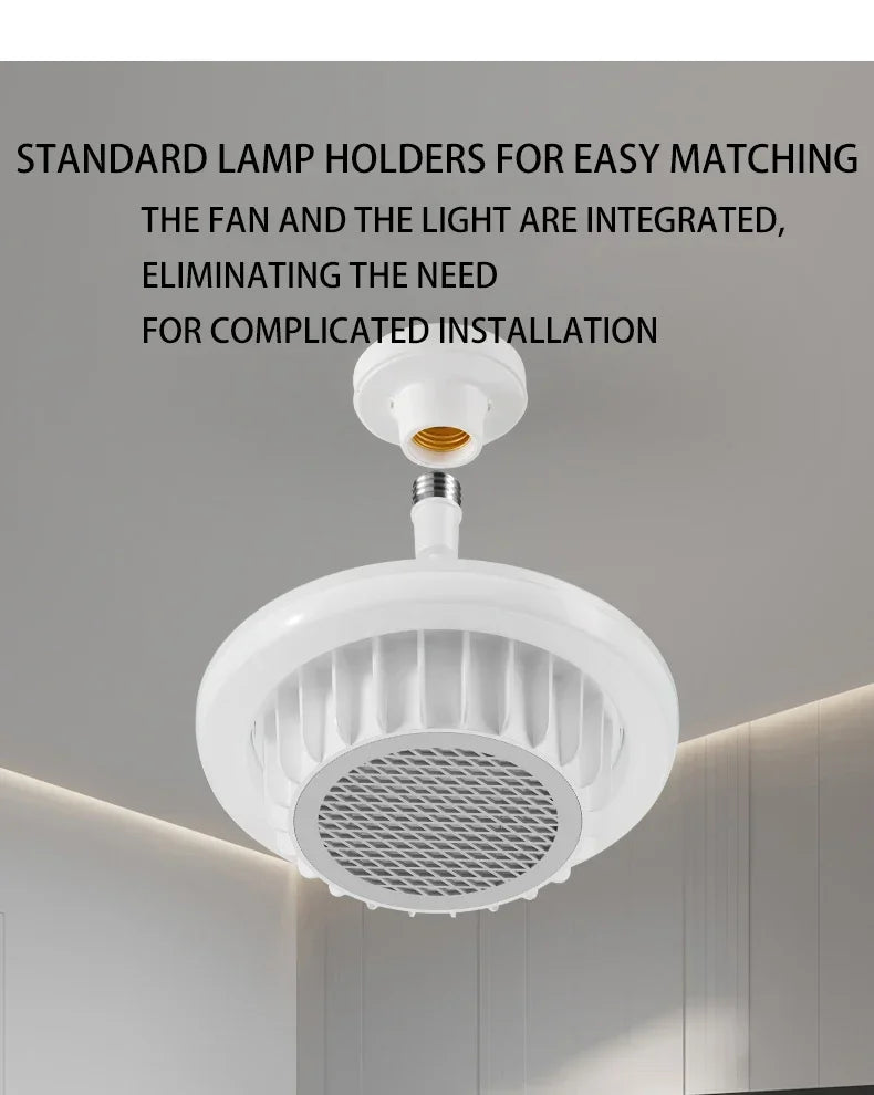 NEW Arrivals Whole House Heating 600W High-Power Remote Control Warm Air Lamp Dimming E27 Spiral Save Energy  Electric Heater Fan Light Ceiling Fan Light