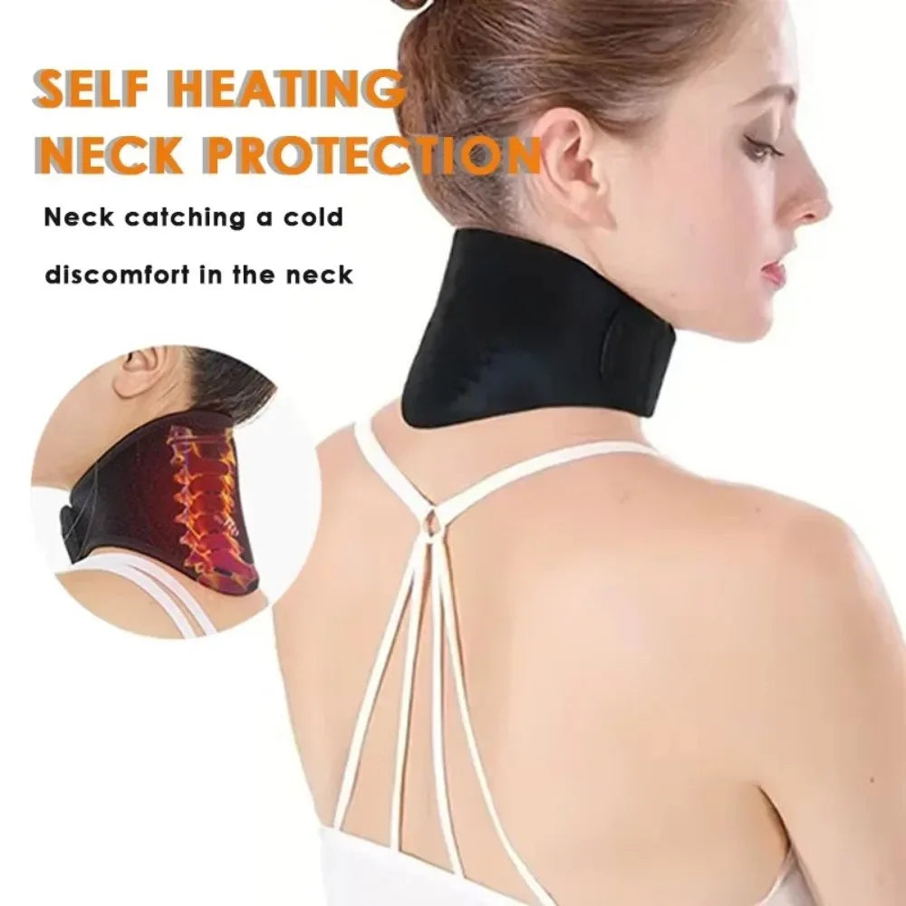 Self-Heating Neck Support Frame, Equipped with Magnetic Neck Massage Function, Pain Relief Therapy Provides Relaxation and Warmth Massage Accessories Health Care Supplies