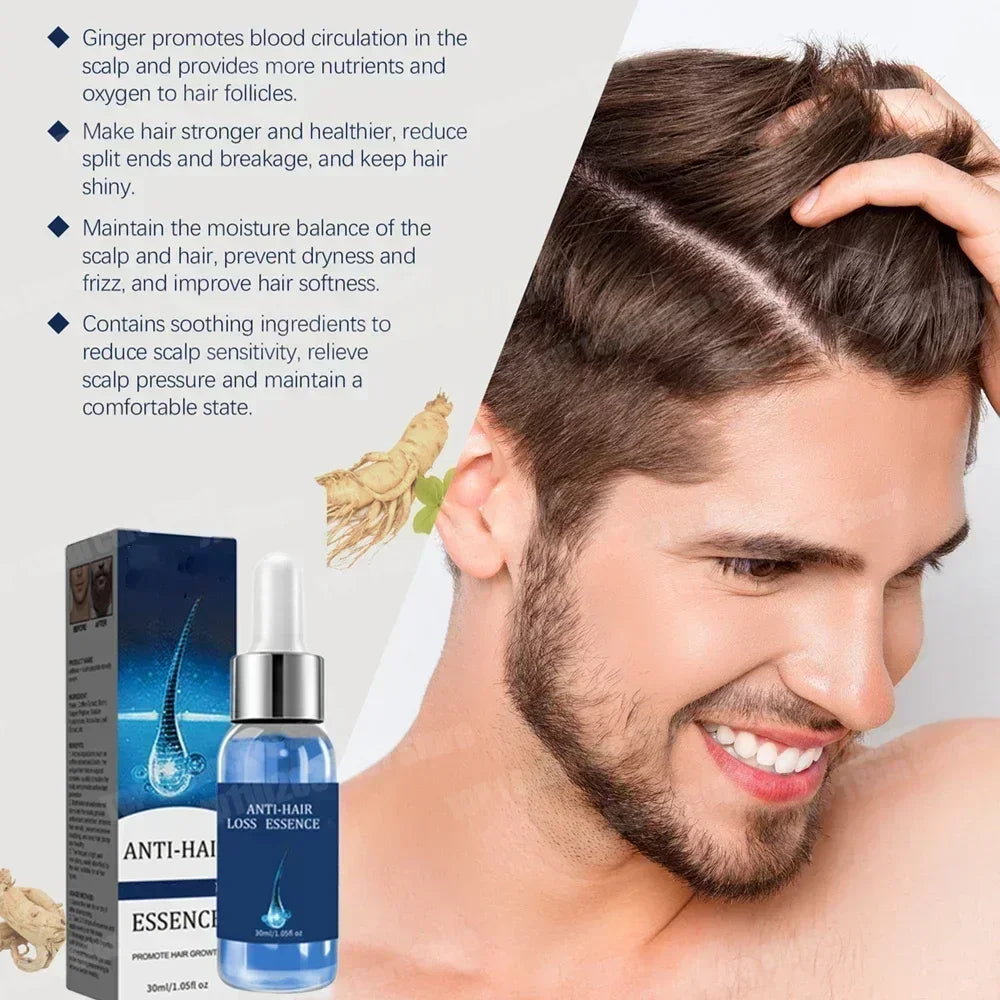 98% of Buyers Buy Again! Buy 10 Get 12 Free Hair Care Essential Oils for Thick Hair Growth Anti Loss Scalp Damaged Repairing Hair Serum Women Men Hair Care Korean Products
