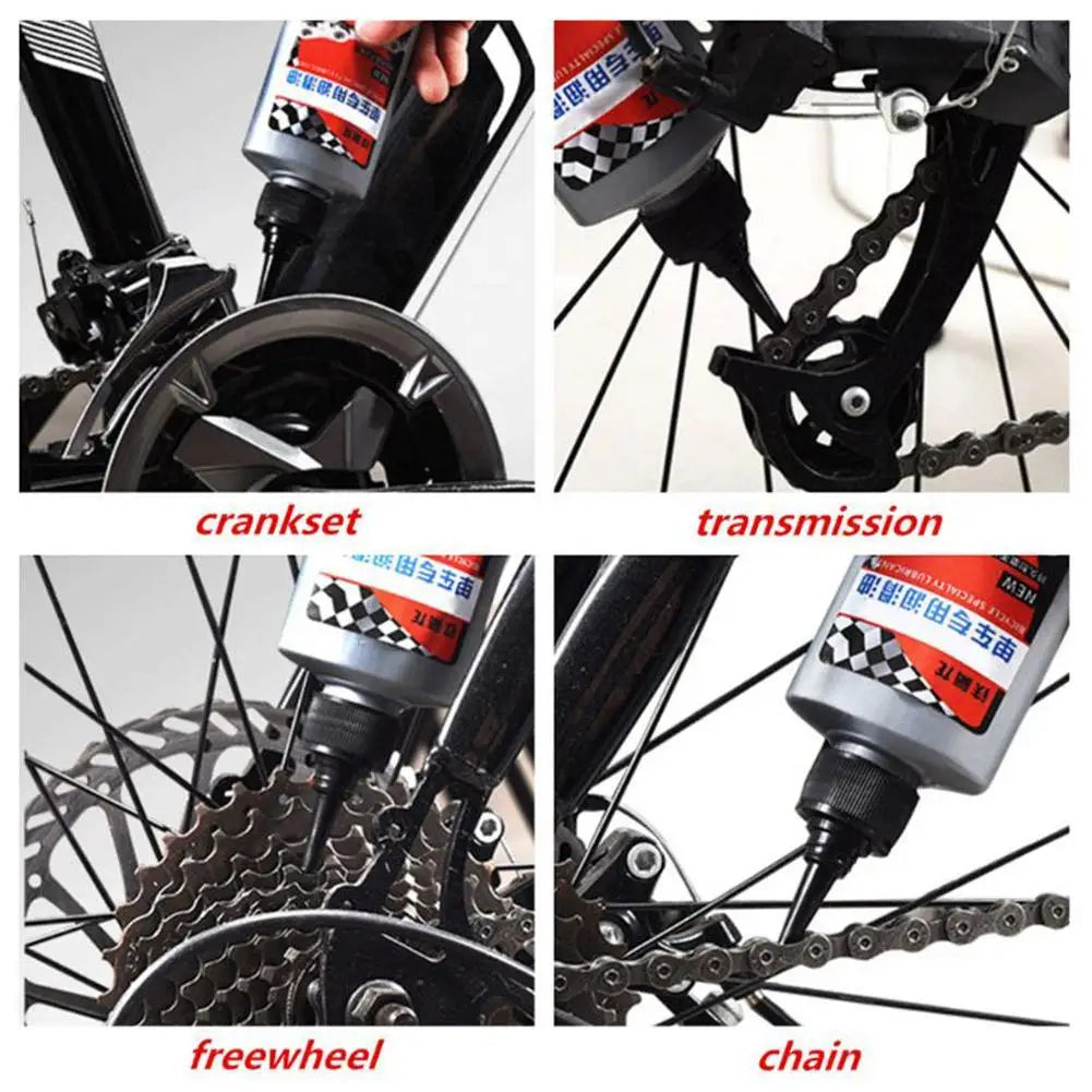 100ml Bicycle Specific Teflon Lubricant, Chain Gear Oiler, Mountain Bicycle Gear Lubrication Oil, Daily Maintenance Bicycle Accessories