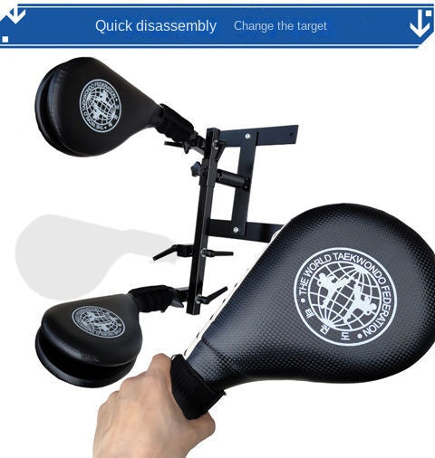 Women/Men Taekwondo Kicking Target, Multi-Position Foot, Multi-Functional Training Equipment, Three-Connected Fixing Frame Boxing Karate Accessories Sports Supplies