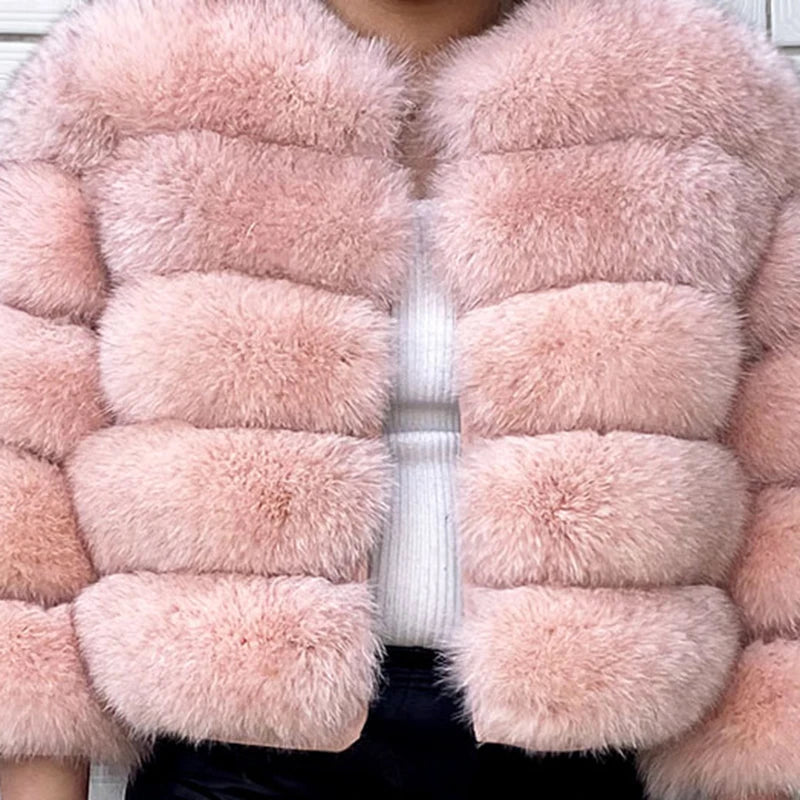NEW Luxurious Women Ladies Real Fox Fur Shawl Vest Jacket Fluffy Fur Cape Natural Fur Poncho Fur Lady Scarf Wrap Coat Shawl Evening  Wedding Party Winter Clothes Supplies Female Fashion Clothing Accessories Products