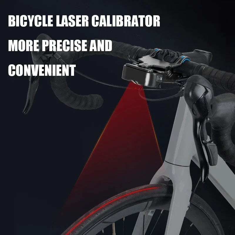 NEW Arrivals Bike Seat Laser Calibrator Bicycle Multi Tool Handlebar Laser Aligner For 22.2 to 31.8mm Professional Measurement MTB-Road Racing Bike Tools Cycling Accessories