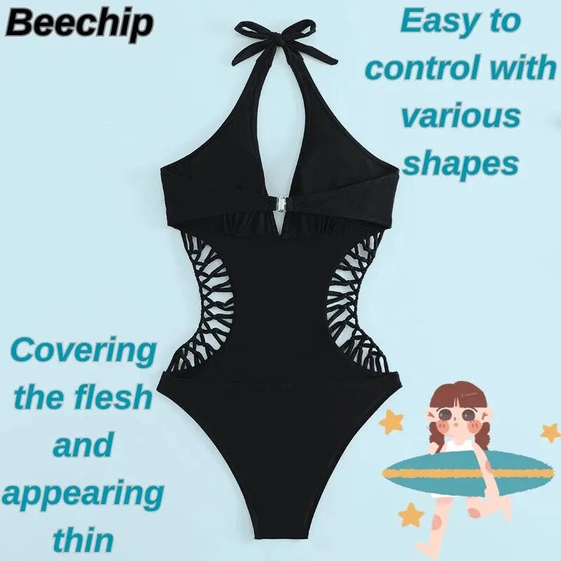 New Women's Cross Border Mesh Multi Color Sexy Fashion Backless Bikini Outdoor Swimming Pool Swimwear