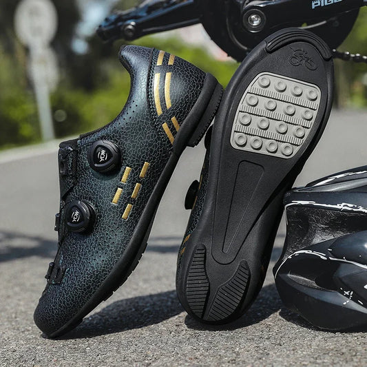 NEW Arrivals 3 Colors Women Men Cycling Bike Unisex Racing Road + Mountain Professional Sneakers Bicycle Speed Cleats MTB Road Fashion Biking Sport Professional Rubber Flat Dirt