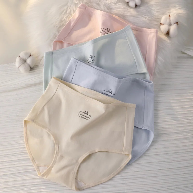 NEW Arrivals 3PCS Set Triangular Panties High Waist Sexy Underwear Briefs Underwear Woman Cotton Lingerie Buttocks Lifter Tummy Control Women Female Seamless Briefs