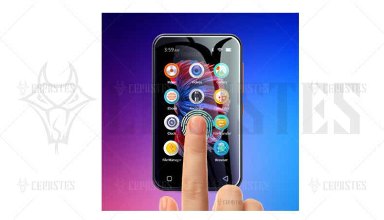 Portable WiFi MP4 Player Bluetooth MP5 HiFi Sound Music  MP3 Player 4.0 "Full Touch Screen FM/Recorder/Browser/Support Max 512GB