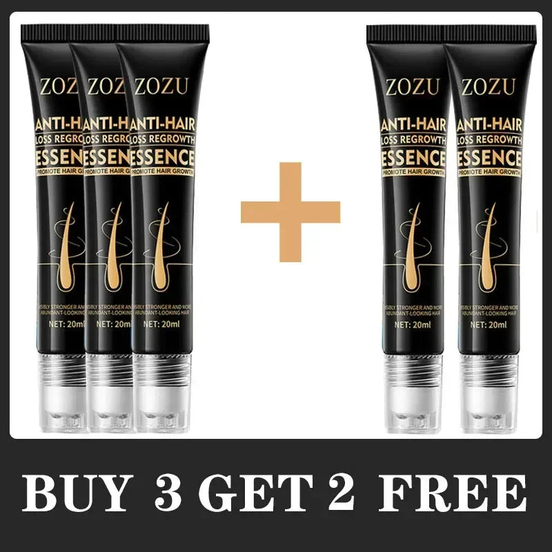 1-22 PCS Set Biotin Fast Hair Growth Oil Products Care Scalp Repair Massage Treatments Anti Hair Loss Effective Grow Thicker Hair Serum for Women Men Hair Care Supplies