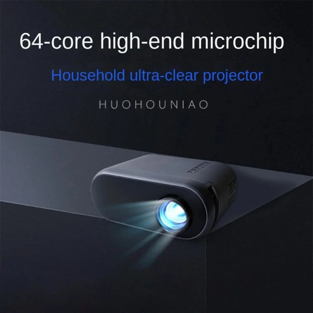 Projector Q11 720P Mini Smart portable Home Theater Travel Camping LED Projector, One Suitable for Travel Outdoor Movie Night