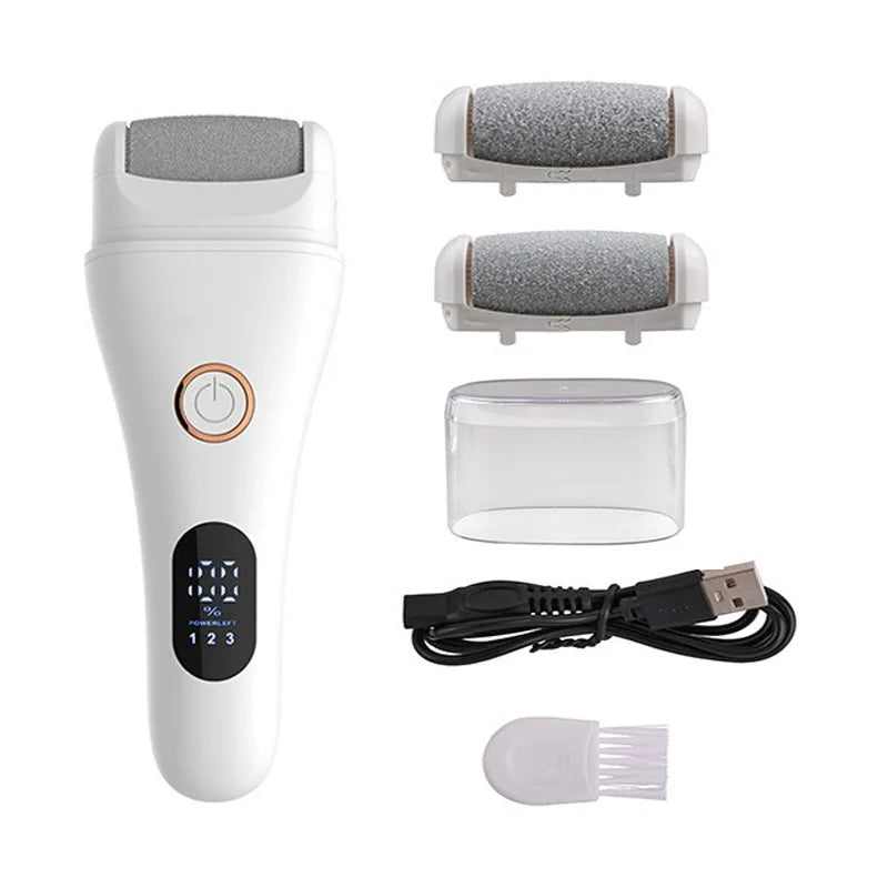 NEW Arrivals 4 Colors Full Set Electric Foot Sandpaper Dead Hard Skin Callus Remover Foot File for Heels Grinding Pedicure Tools Professional Foot Care Tool
