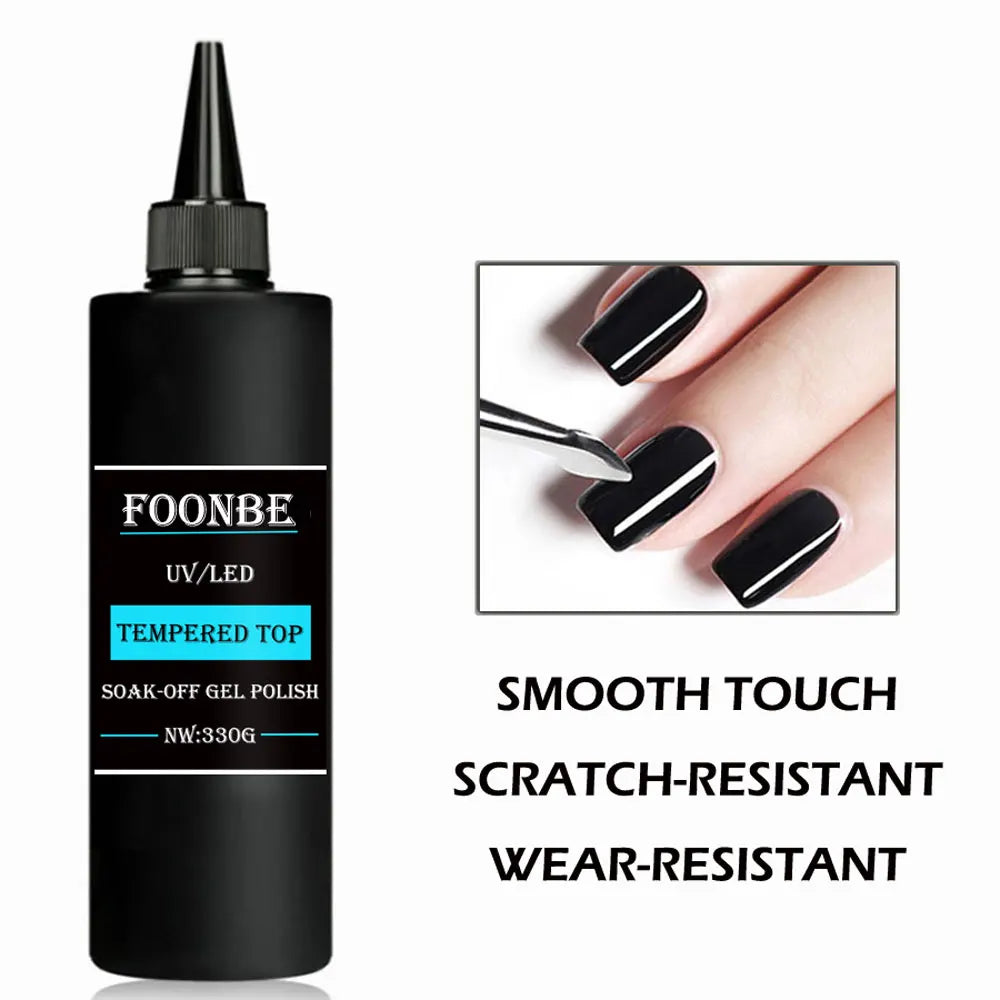 330g Bae Gel Remover Tempered Matte Top Coat Semi-Permanent Varnish UV Soak Off Nail Functional Gel Manicure Pedicure Tools