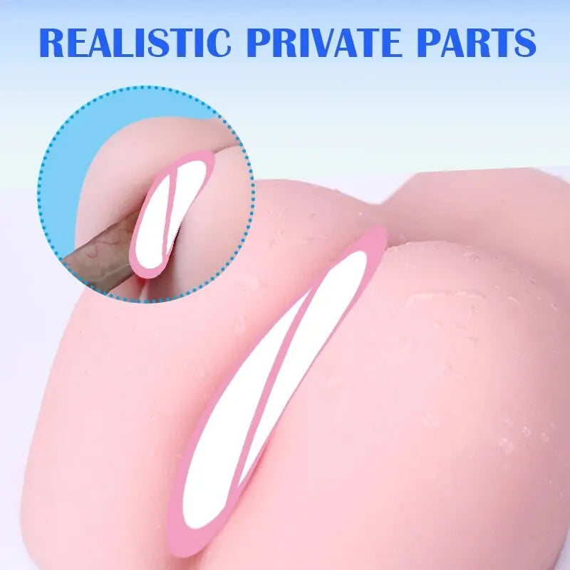 Sex Doll Masturbation For Men Soft Artificial Real Pocket Pussy Male Realistic 3D Textured Vagina Anal Adult Sex Toy For Men