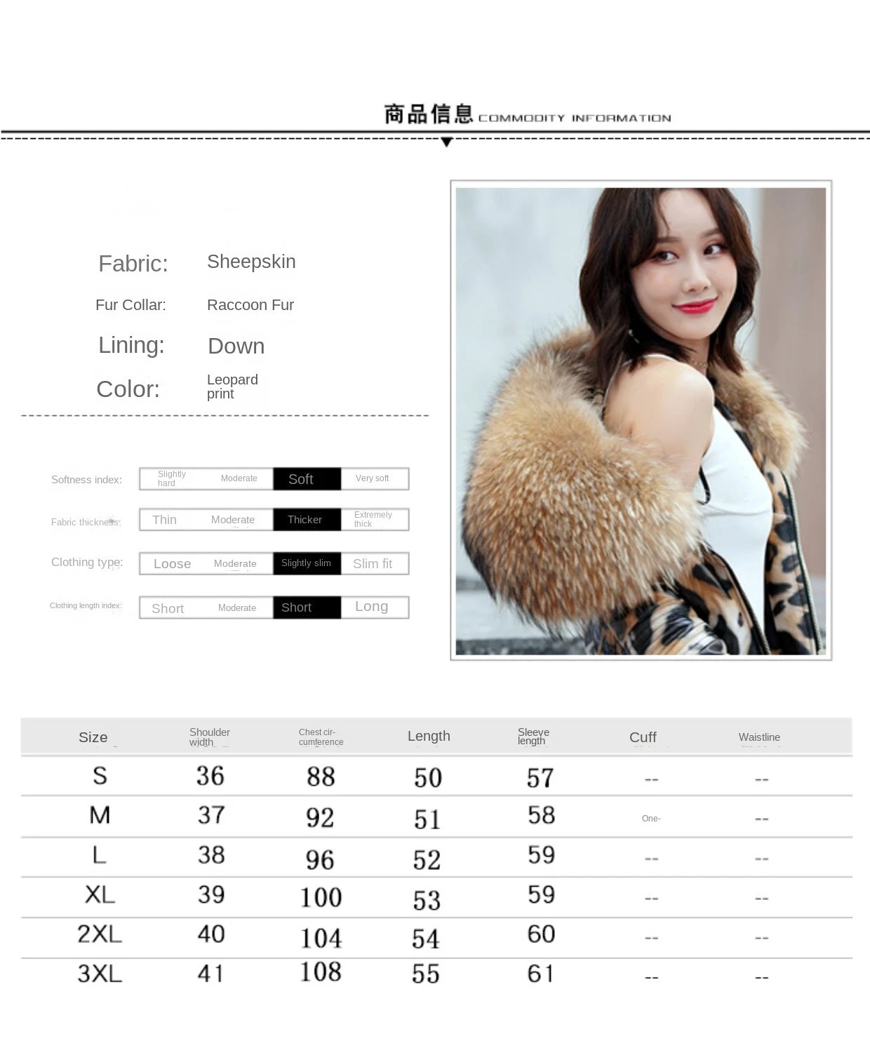 NEW Arrivals S-3XL  Real Raccoon Fur Collar Luxury Winter Women Genuine Leather Short Brand Women Sheepskin Leopard Motorcycle Jacket Big Fur Collar Slim