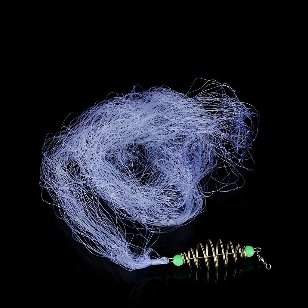 2 PCS Set Tyrant Bundle Explosive Net Fishing Casting Net Explosive Hook White Bar Sticky Hand Throwing Net Fishing Artifact River Lake Sea Fishing Accessories Tools Set