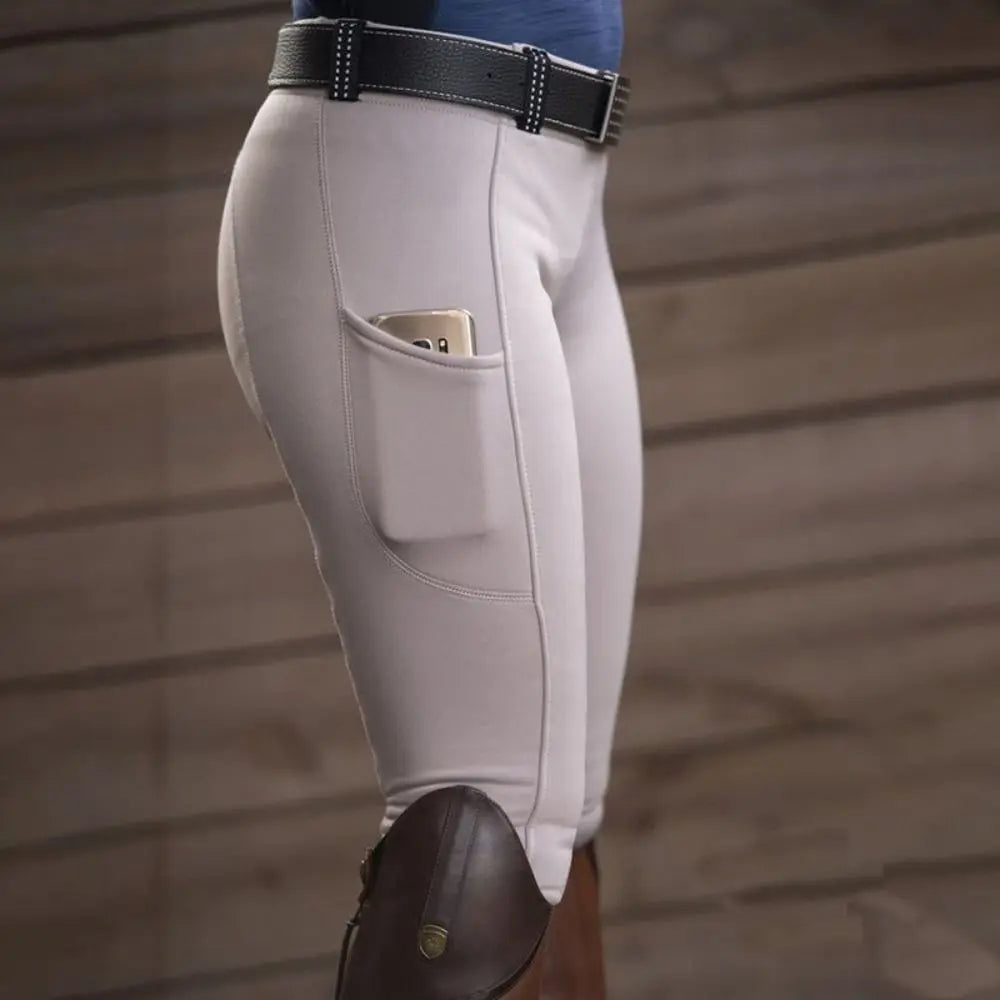 S-3XL Plus Size Clothes Anti-pilling Equestrian Pants Hip Lift Elastic Horse Racing Trousers Skinny Slim Equestrian Breeches Women Men Sports Apparel Accessories