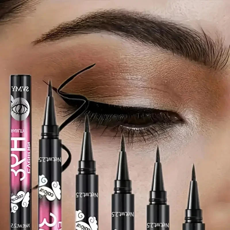 NEW 5 PCS Set  Waterproof Black Eyeliner Pencils-Smudge-Proof, Long-Lasting & Beginner-Friendly Eye Make-Up Tools Women Cosmetic Accessories