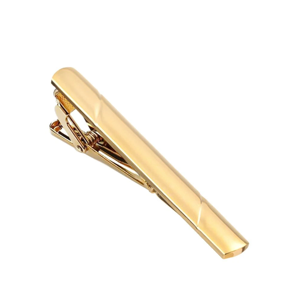 New High Quality Tie Clips Metal Copper Necktie Pin For Men Formal Wedding Ceremony Gold Male Women Ties Suit Accessories