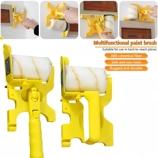 NEW Arrivals Multifunction Paint Brush Roller Corner Brushes Set Household Use Wall Decorative Professional DIY Painting Brush Handle Tool Windows Baseboards Wall Corner Set
