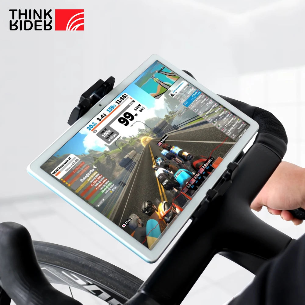 Bike Trainer Mobile Phone iPad Stand Phone Mount Stand Bike Mobile Phone Holder 360 Rotatable Adjustable Bicycle Accessories