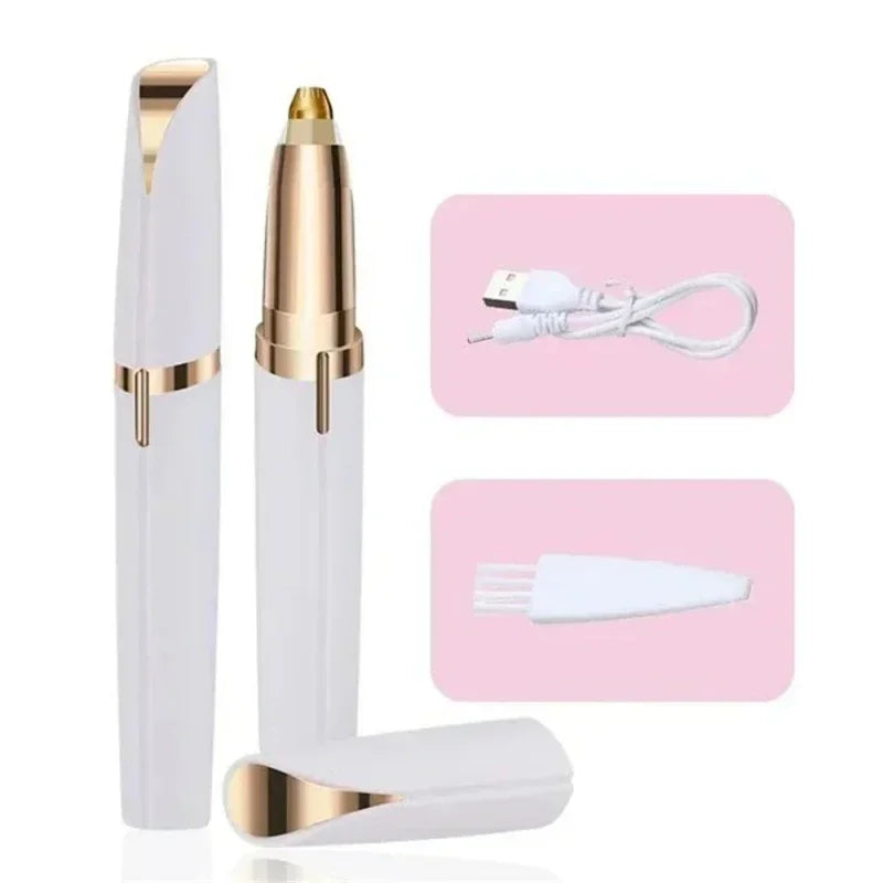 NEW Electric Face Eyebrow Trimmer Eye Brow Shaper 6 Colors  Pencil Hair Remover For Women Make-Up Painless Automatic Eyebrow Shavers Depilator