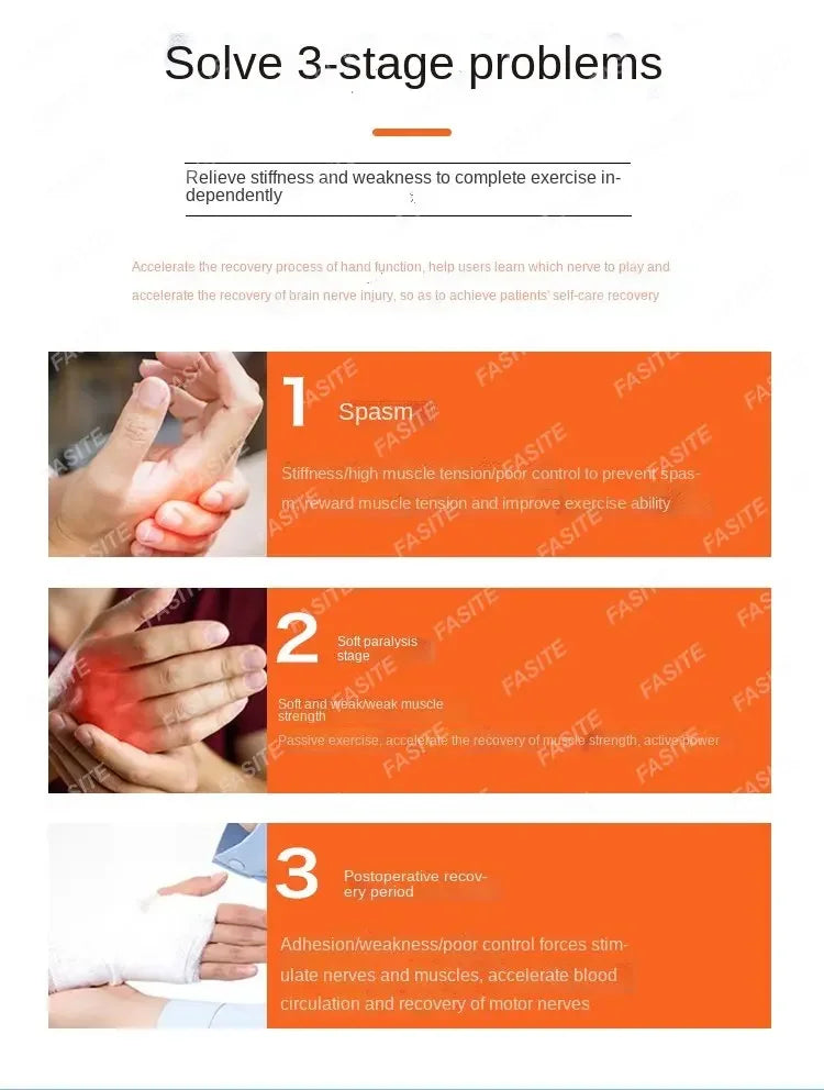 Rehabilitation Robot Gloves Trainer Hand Stroke Hemiplegia Rehabilitation High Quality Body Parts Health Care Supplies