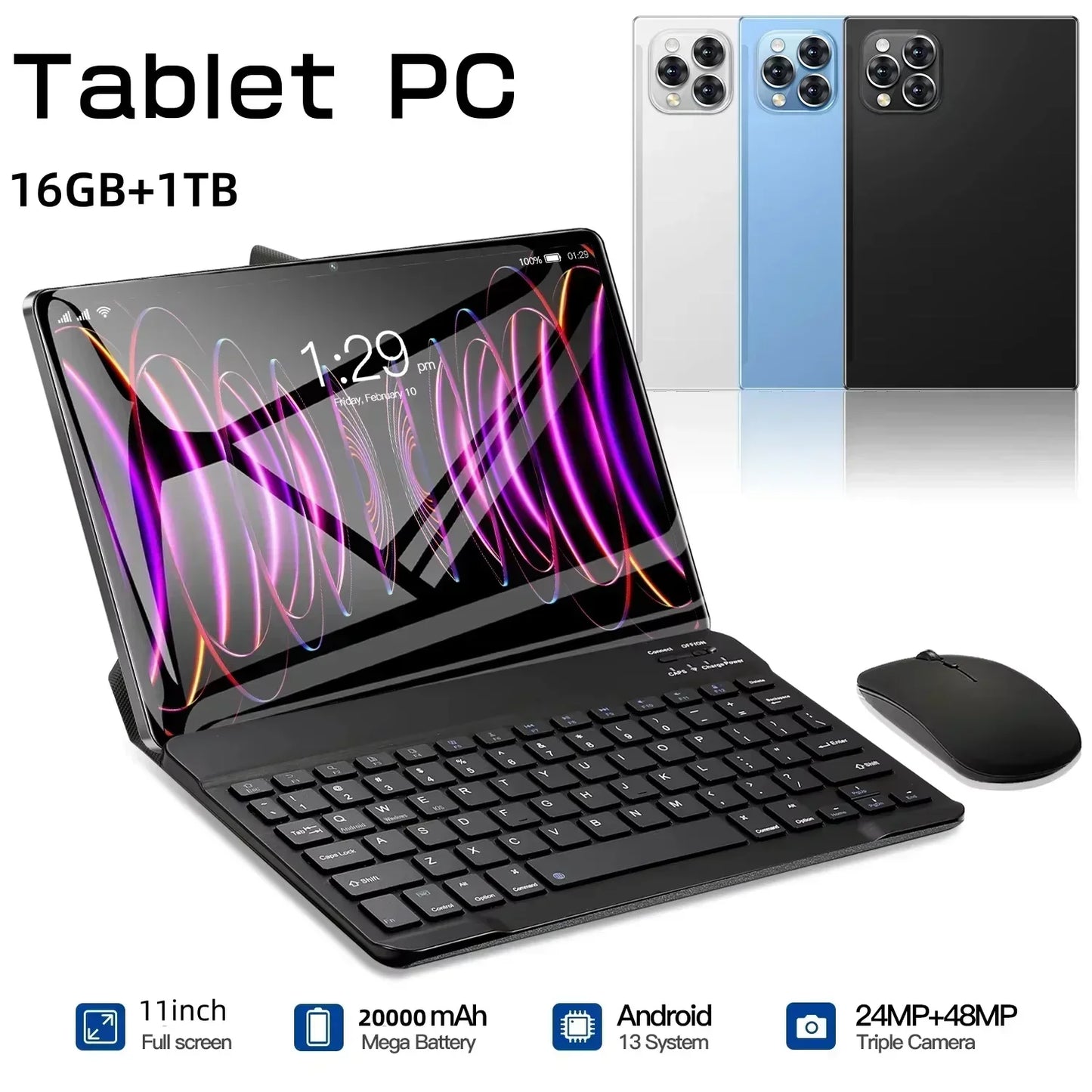 NEW Pad 15 Pro Tablet Android 14 22GB+2TB 20000mAh Snapdragon 888 Original Tablets PC 5G Dual SIM Card WIFI HD 4K Mi Tablet