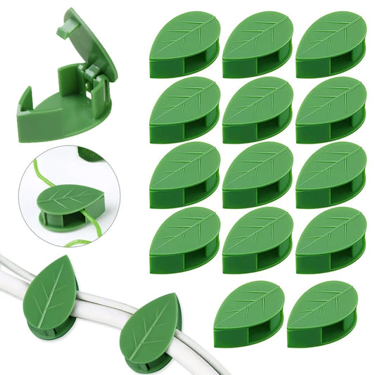 20-50PCS Invisible Plant Climbing Wall Fixture Rattan Vine Bracket Fixed Buckle Leaf Clips Traction Holder Garden Plant Pillar