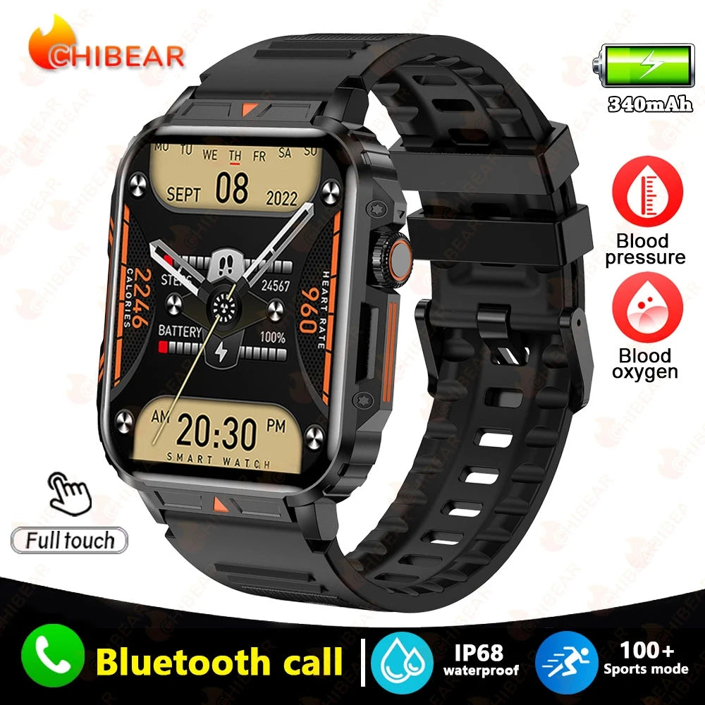 New Smart Watch Women Men AMOLED Full Touch Screen GPS Health Monitoring IP68 Waterproof Bluetooth Call Smart Watch For Android IOS