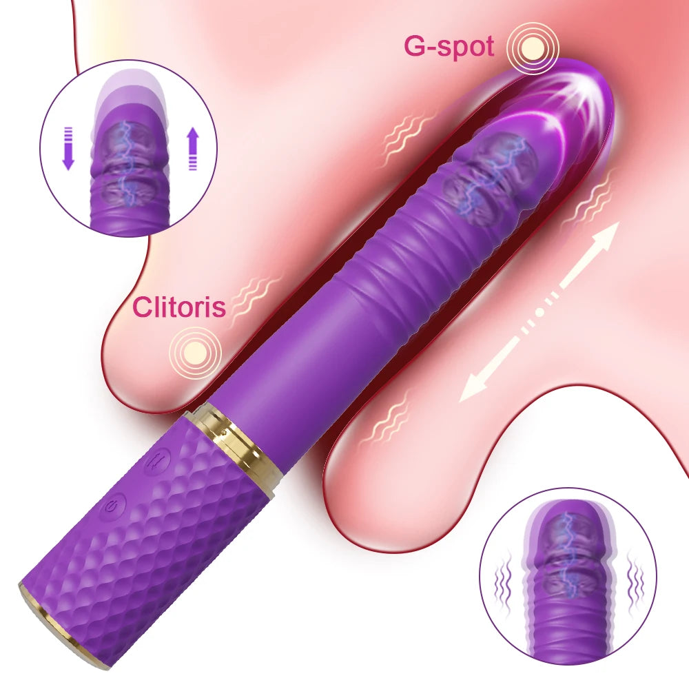 Sex Automatic Telescopic Thrusting Dildo Vibrator Massager G Spot Retractable Female Masturbation Sex Toys Adult for Women