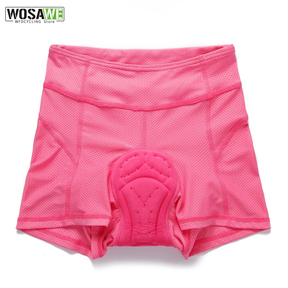 Women Cycling Shorts Bicycle Underpants 3D Gel Padded MTB Bike Short Pants for Gilrs Ladies High Waistline Sports Shorts