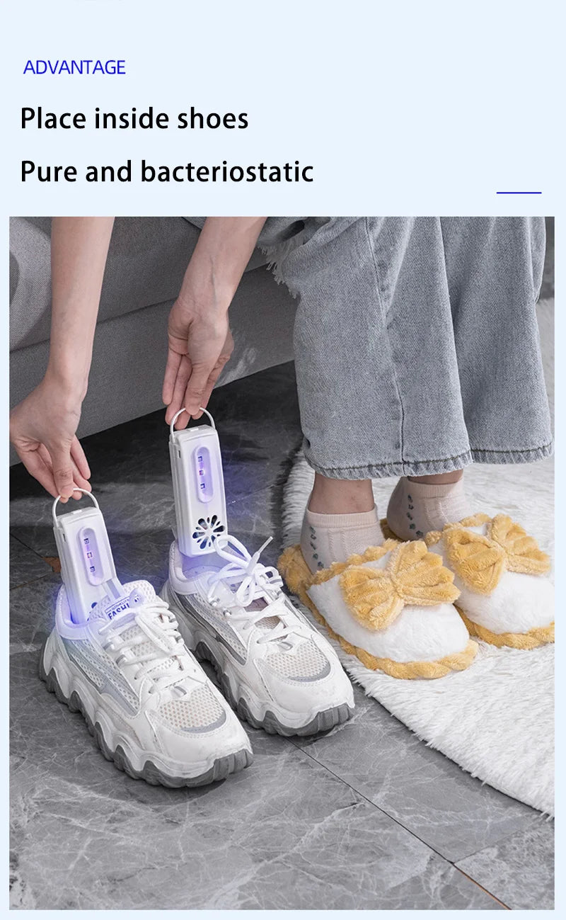 Xiaomi Electric Shoe Dryer Portable Boot Dryer Deodorization Sterilization Dehumidification Shoes Baked Dryer Machine Heater Dryer Footwear Accessories