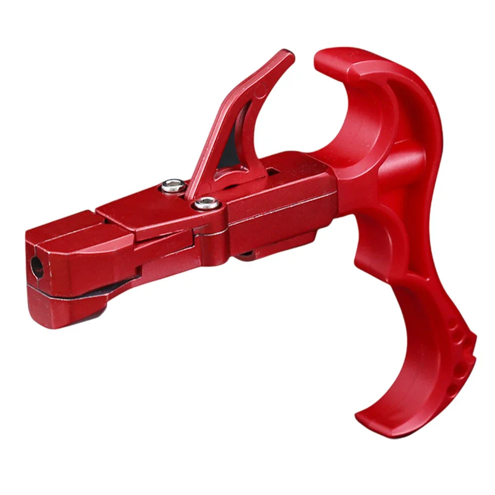 NEW Arrivals Fish Dart Spreader Releaser Fishing Shooting Slingshot Release Device Accessories Aluminum Fishing Slingshot Catapults Dart Catapults for River Lake Fishing Supplies
