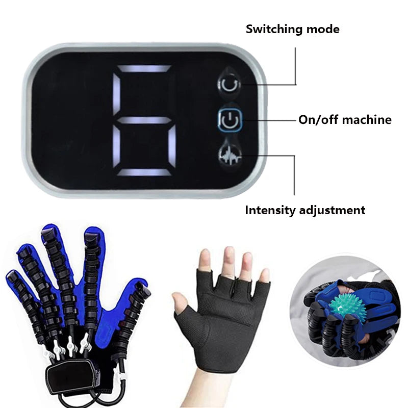 NEW!!!! Rehabilitation Robot Glove Hand Finger Training Gloves Stroke Hemiplegia Devices Rehabilitation Hand Function Recovery