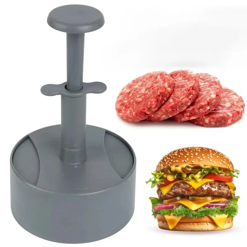 Hamburger Press Patty Maker, Stuffed Burger Mold for Beef & Veggie Patties, Perfect for BBQ & Homemade Burger Cooking Tools Kitchen Accessories