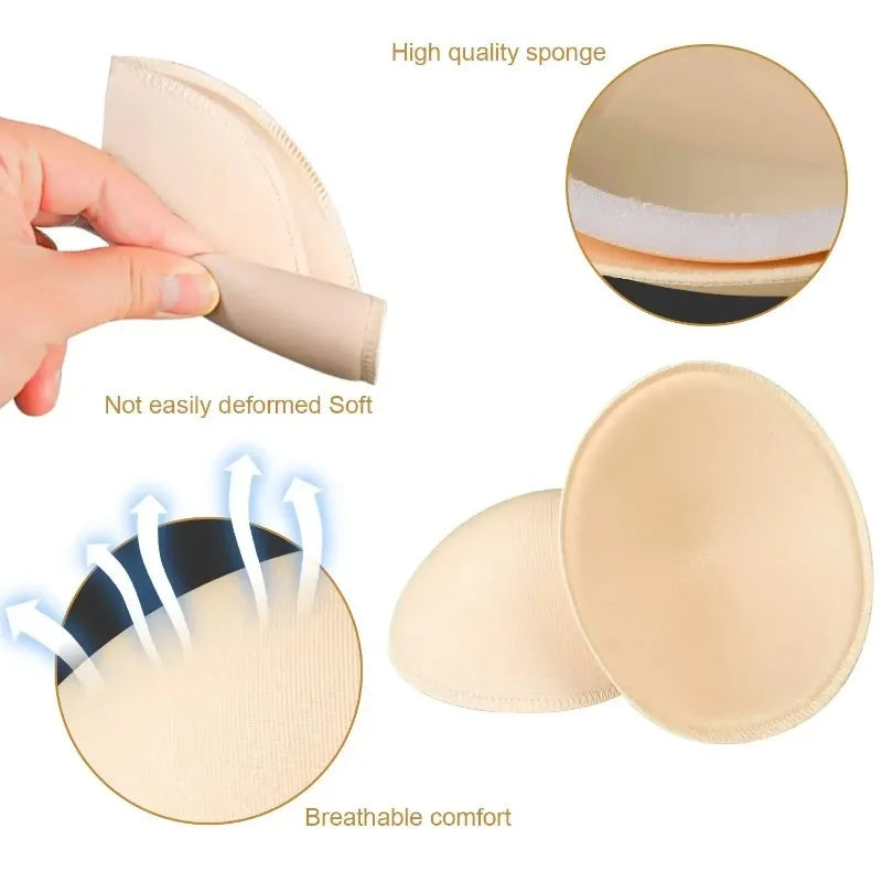 NEW Arrivals 10/20PCS Set Soft Bra Pads Inserts Removable Bra Pad for Women Breast Push Up Enhancer Bra Pad Sport Bras Cups Insert Bikini Swimsuit Breast Covers