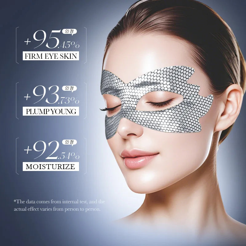 10PCS Set Korean Caffeine Golden Peptide Eye Mask Anti Wrinkle Dark Circle Moisturizing Anti wrinkle Anti-Aging Eye Patches Skin Care