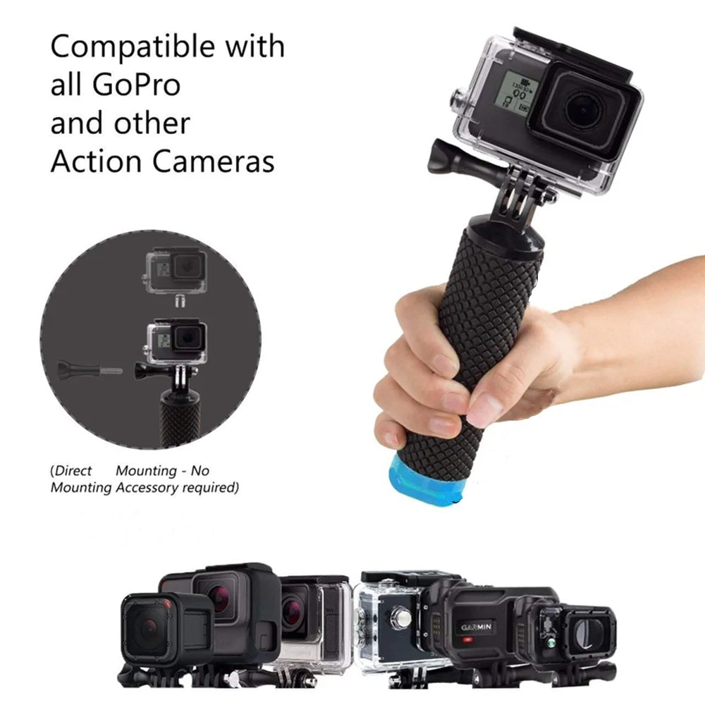 Water Floating Hand Grip Handle Mount Float Accessories for  Gopro Hero 11 9 8 7 5  Xiaomi Yi 4K Sjcam DJI Osmo Action Camera